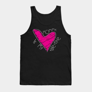 Mommy Is My Valentine Doodle Tank Top